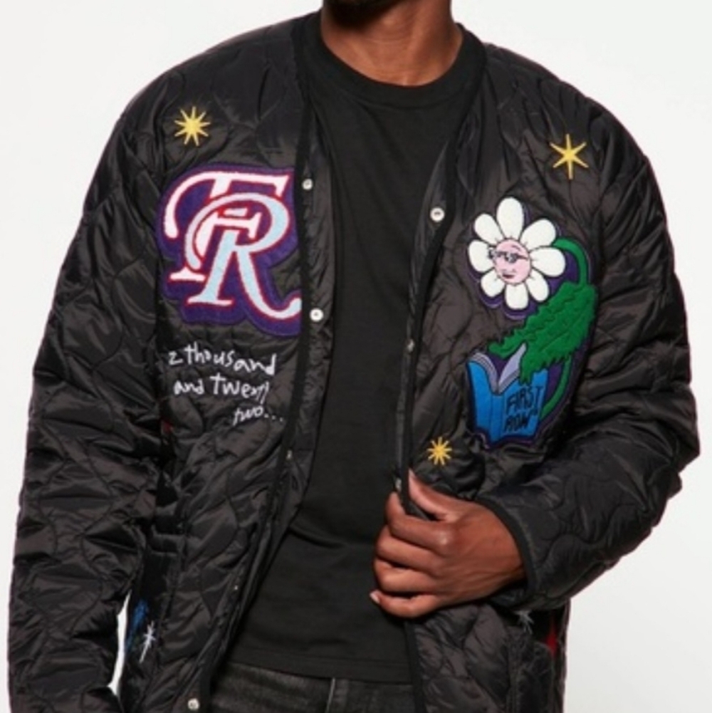 First Row Sunshine Quilted Jacket, Small